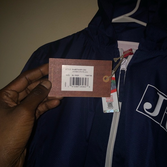 JSU WIND BREAKER MITCHELL&NESS THROWBACK JACKET - Picture 2 of 7